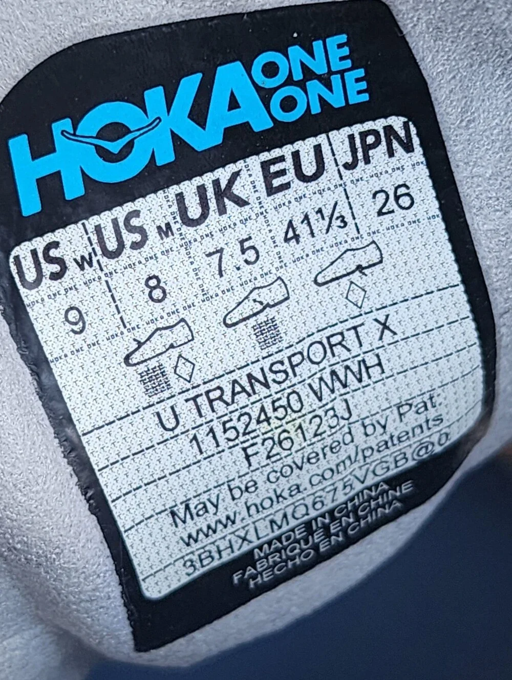 HOKA TRANSPORT X - Womens Sneakers  - SIZE 9